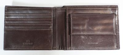 CARPISA Portefeuille en cuir marron