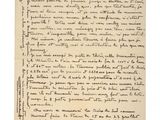 une lettre écrite à l'encre noire sur une feuille de papier