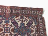 an image of a rug on a white surface with a white background
