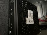 a close up of a computer with a hard drive attached to it
