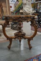 Jolie table d'appoint de style rococo - richement sculptée -… (photo 2)