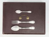 a box with a set of silverware in it