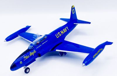 AVION MINIATURE Shooting Star, modèle Blue Angels 1955.