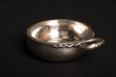 Taste-vin en argent, anse serpent, marqué A. BOULET