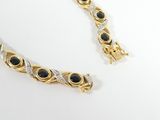 an image of a diamond and onyxite bracelet and a diamond and onyxite bracelet