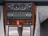 a dashboard of a car with a wooden dash board