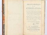 an old book opened to show the title of a poem