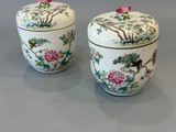 paire de vases en porcelaine chinoise ornés d'oiseaux et de fleurs