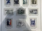 a picture of a poster with stamps on it