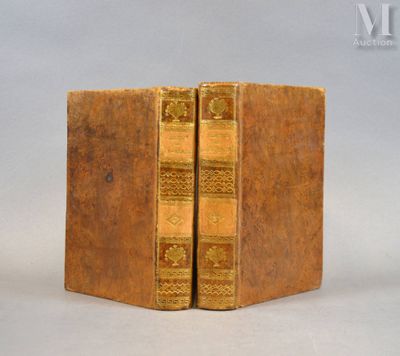 deux vieux livres posés l'un sur l'autre sur une table
