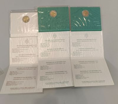 NUMISMATIQUE - VATICAN Euro 2 livrets stato della citta ' de…