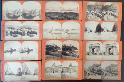 de nombreuses photographies anciennes de différents bâtiments sont exposées