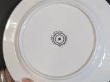 a person holding a white plate with a picture on it