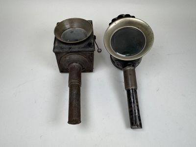 two different types of valves on a white surface