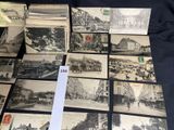 many old black and white photos of a city