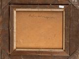 an old picture of a picture frame with a message on it