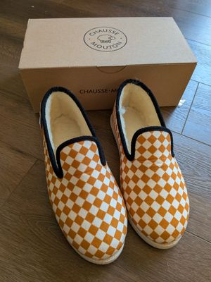 Paire de charentaises de marque CHAUSSE MOUTON