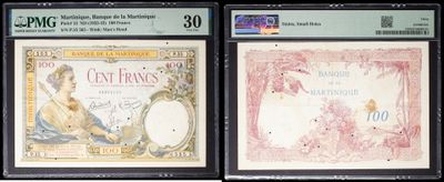 three different types of bank notes are displayed on a black background
