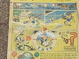 an old comic book with a lot of comics on it