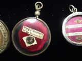 three different types of lockes are displayed on a black surface