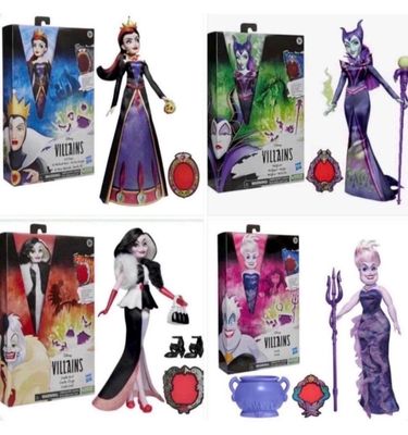 Les figurines des méchants de Disney sont proposées dans une grande variété de styles différents