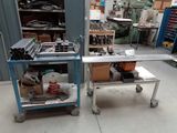 a table with a bunch of tools on it