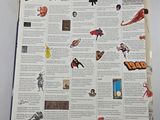 a close up of a magazine with a bunch of comics on it