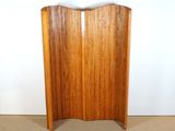 an image of a room divider made of wood