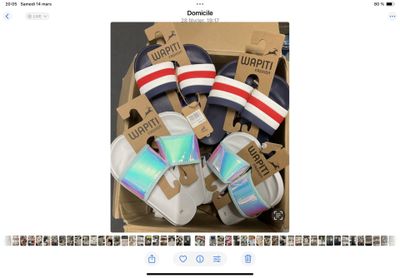 Lot de 30 paires de claquettes pour filles et garçons plusie… - Photo 1