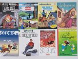 beaucoup de livres sur la table