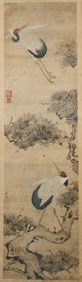 two birds that are standing on a branch of a tree