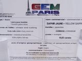 a sign on the side of a building that says gem paris