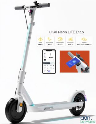Trottinette électrique Okai S10 Neon Lite White neuve, puiss…