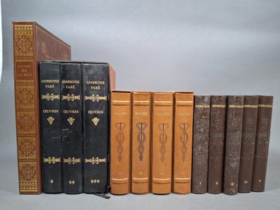 plusieurs livres sont alignés sur une surface grise