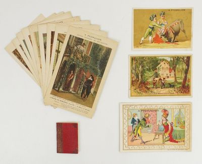 a lot of cards that are on the table