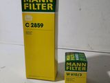 a box of mann filterr next to a box of mann filterr