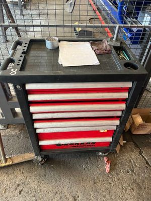 an image of a tool cart with tools on it