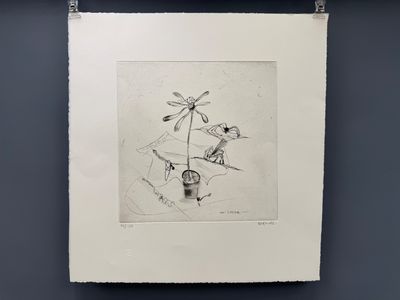une image représentant un dessin de fleur dans un pot