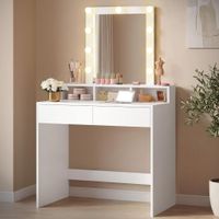 VASAGLE Coiffeuse avec Grand Miroir - NEUF à monter