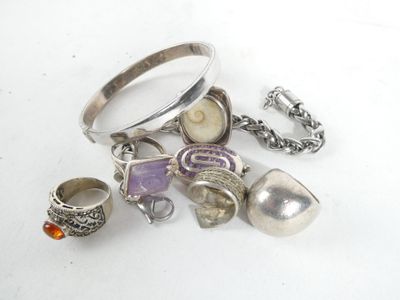 a lot of different rings and bracelets on the table