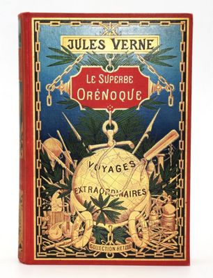 un vieux livre à la couverture rouge ornée de dorures