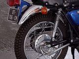 a motorcycle that is parked in a parking lot
