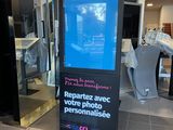 a picture of a large display in a store