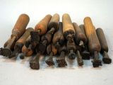 many different types of woodworking tools on the table