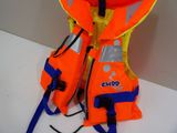 a life jacket that is attached to the back of a life jacket