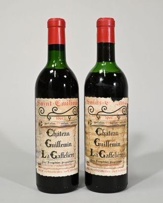 BORDEAUX - 2 bouteilles, Saint-Emilion, Château Guillemin La…