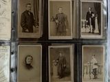 several old black and white photographs of men in suits and ties