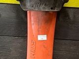 a fire hydrant that is attached to a wall