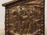 an image of a bronze sculpture of a group of people