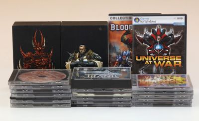 206/ Réunion de JEUX pour PC, comprenant notamment :